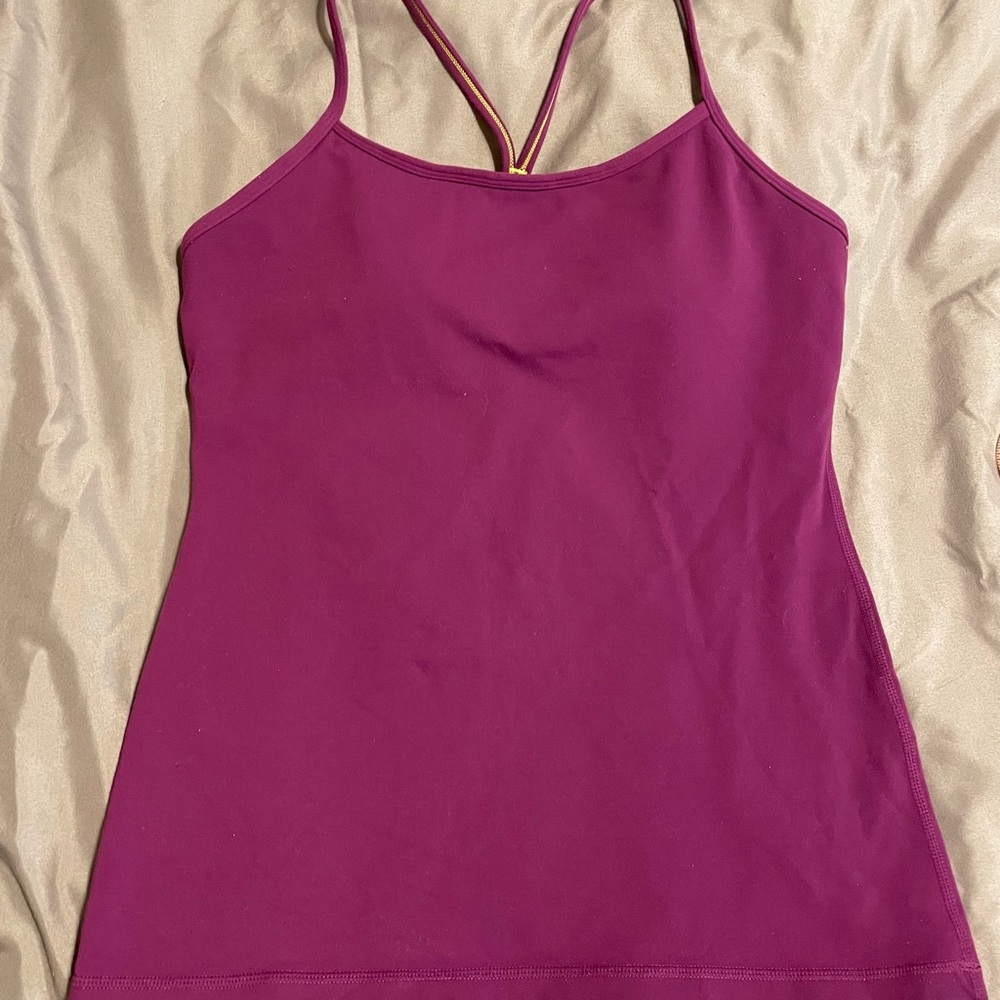 Sz.Lg purple Lululemon tank top